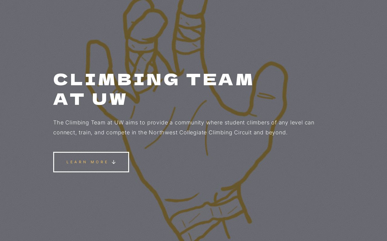 Climbing Team at UW
